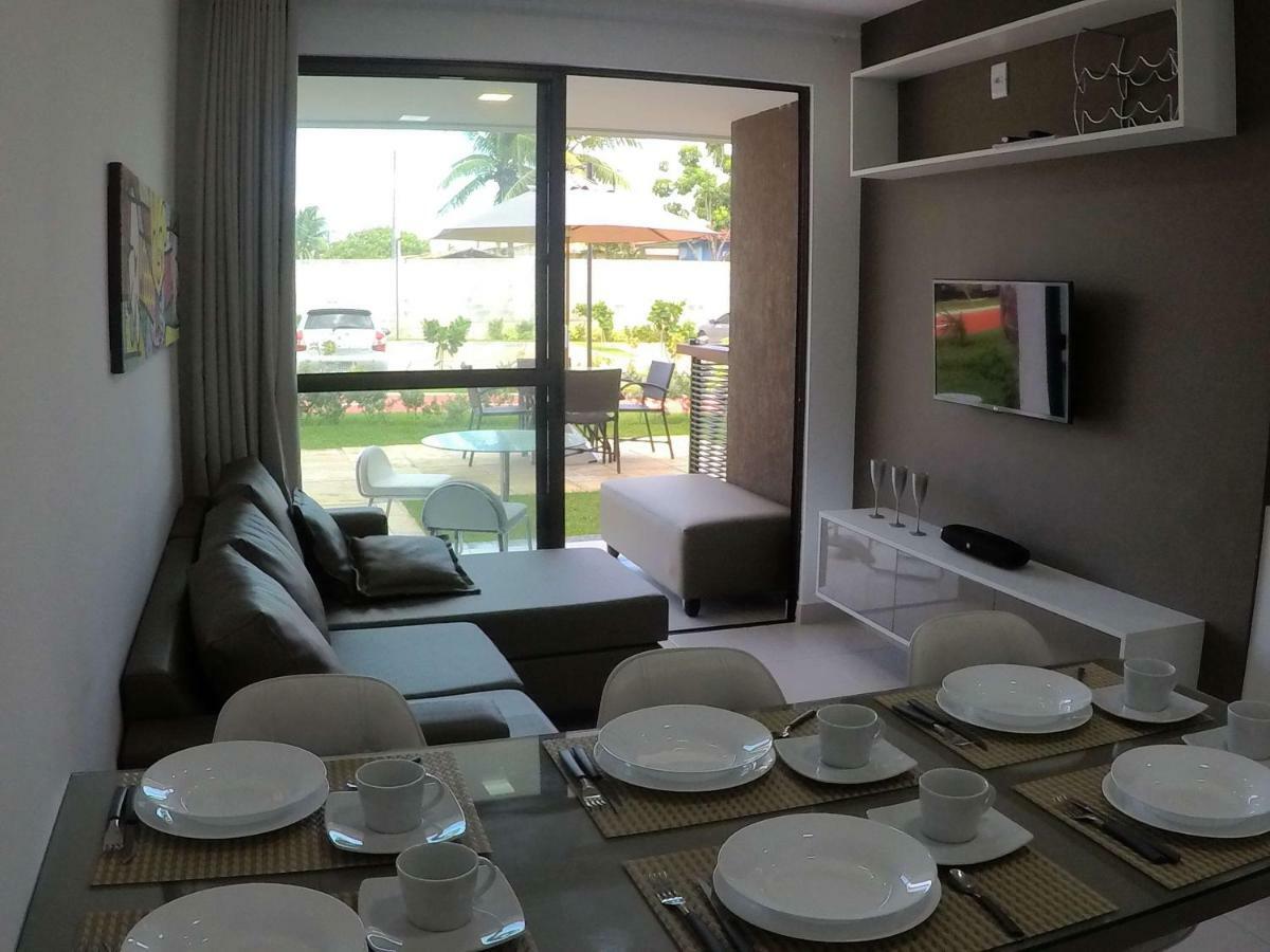 Flat Terreo Beira-Mar No Resort Cupe Beach Living Em Porto De Galinhas Exterior photo